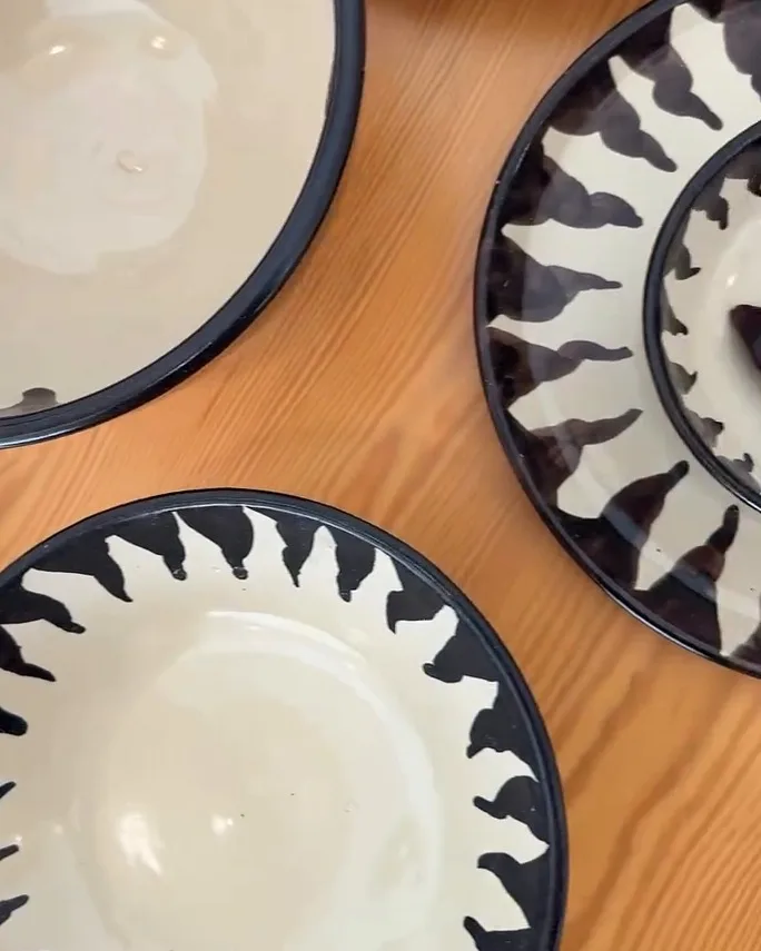 Assiettes Flammes